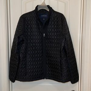 GUC Lands’ End quilted jacket size large